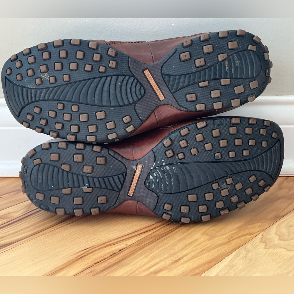 VINTAGE Skechers Men's Leather Citywalk Footpath Lace up Oxford Sneakers Sz 10 - Picture 10 of 11